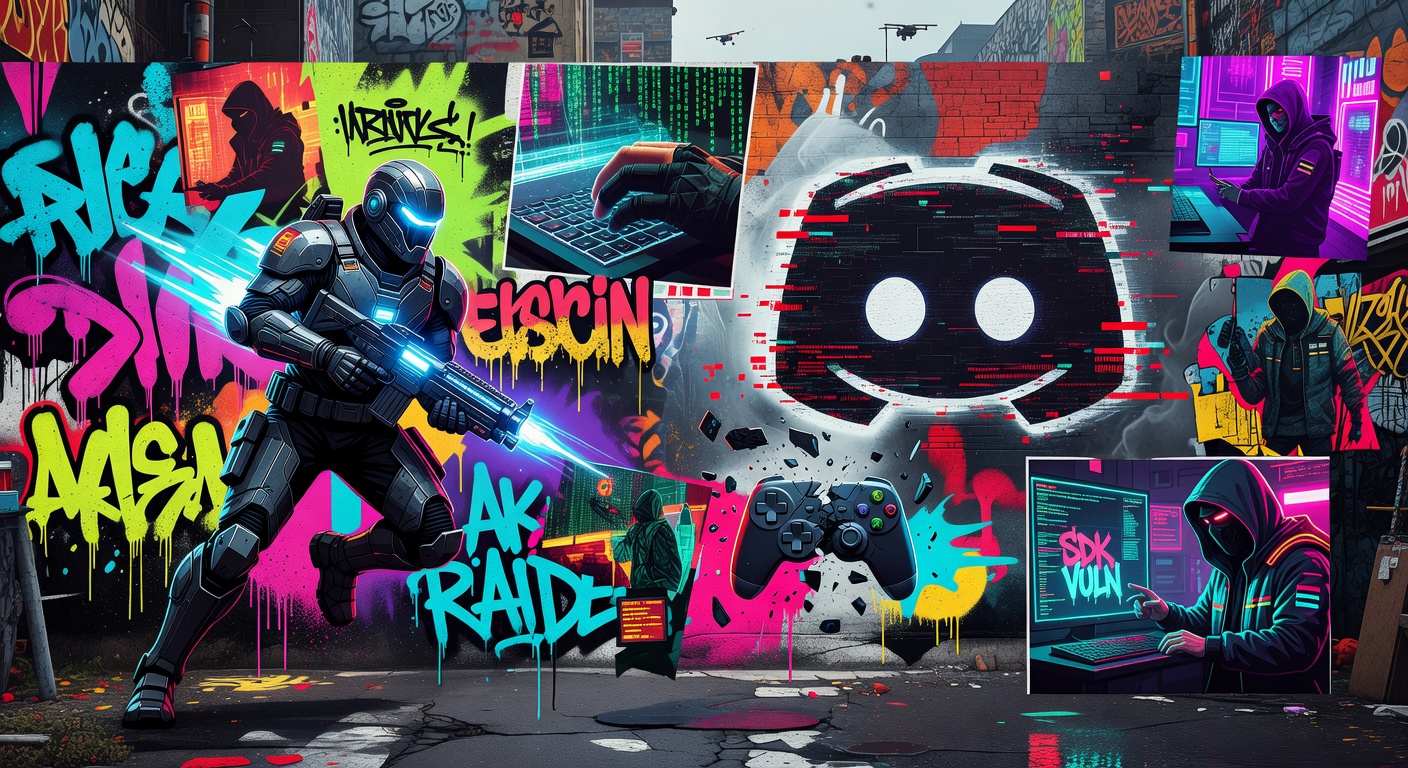 Arc Raiders mit Discord-Logo und Warnsymbol in einem neonfarbenen Headermotiv