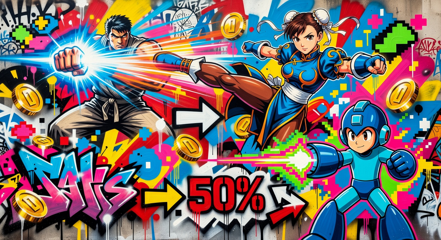 Capcom-Logo vor PC-Hardware und Gaming-Bibliothek