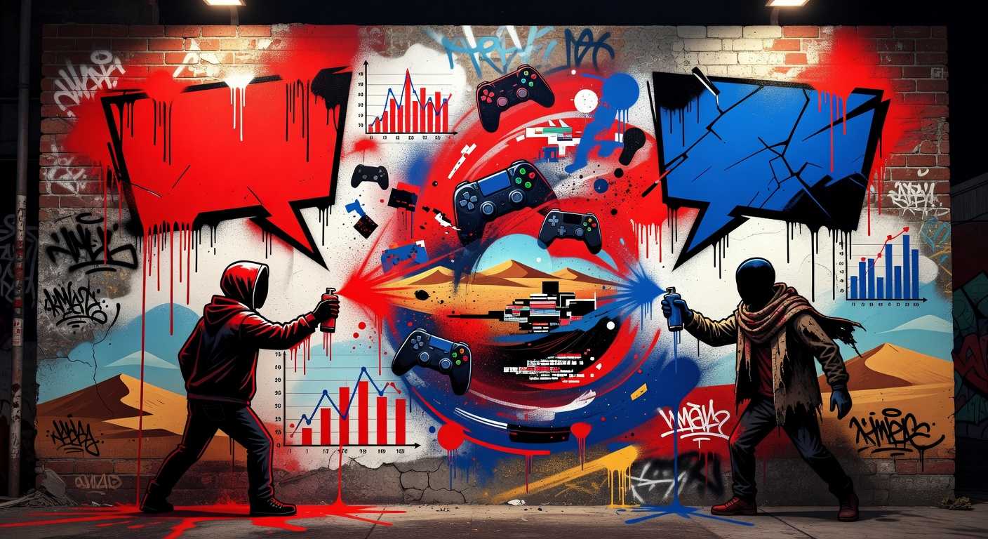 Dynamische Fantasy-Kampfszene als generische Illustration zu Crimson Desert und Launch-Debatte